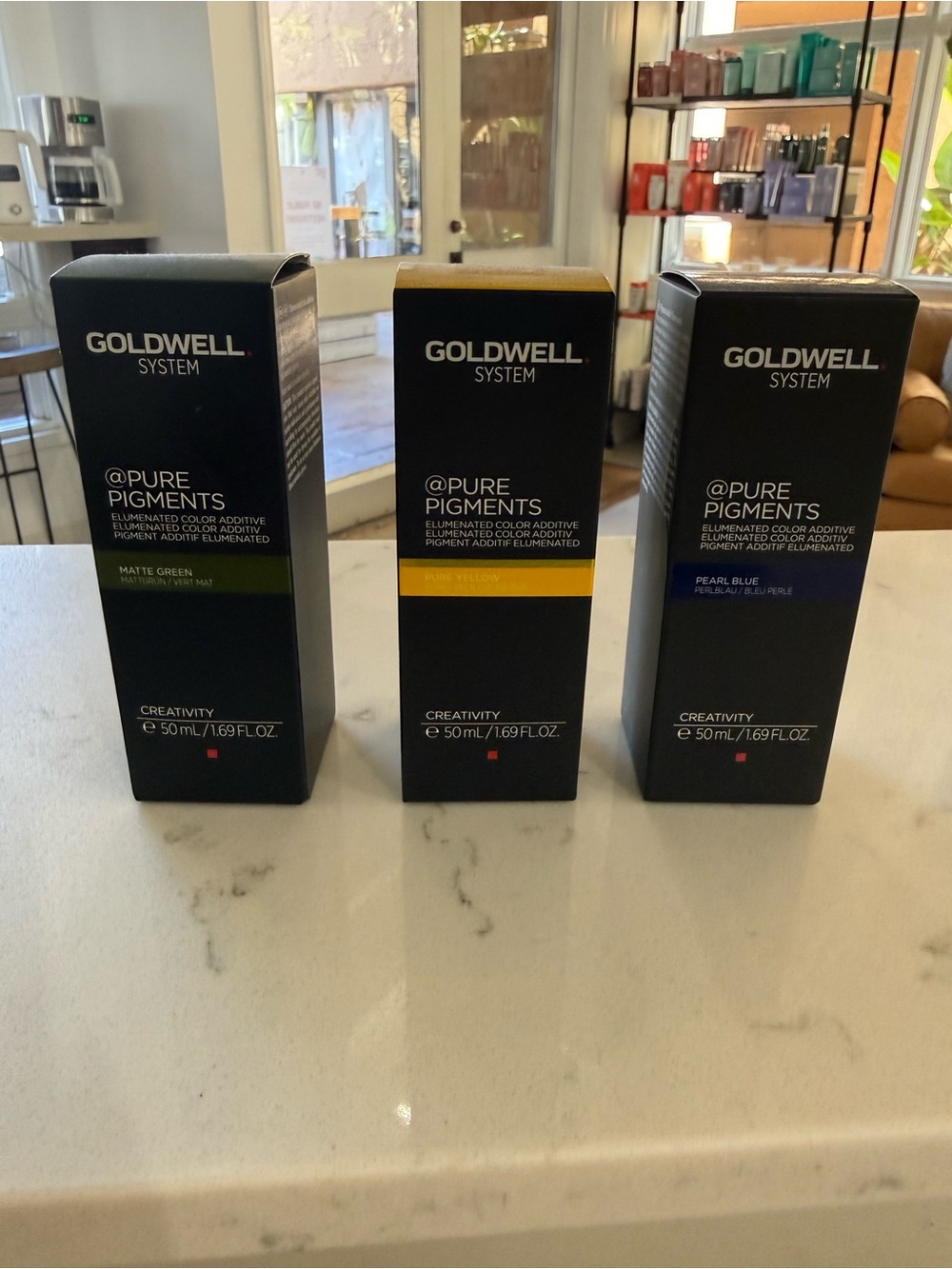 15 Goldwell @Pure Pigments Trio — Green, Yellow, Blue